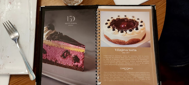 Kavarna in slaščičarna Hotel Evropa - Gastronomija in gostinstvo