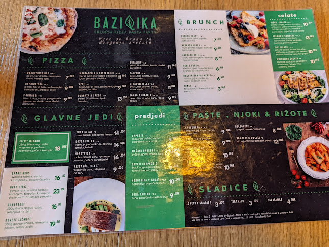 Bazilika - Gastronomija in gostinstvo