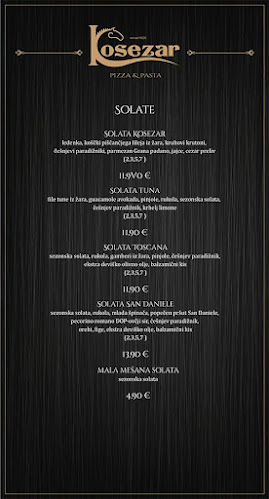 Opinii despre Kosezar în Ljubljana - Gastronomija in gostinstvo