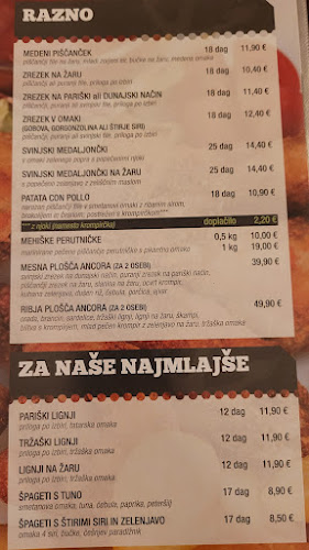 Pizzeria in restavracija Ancora - Maribor