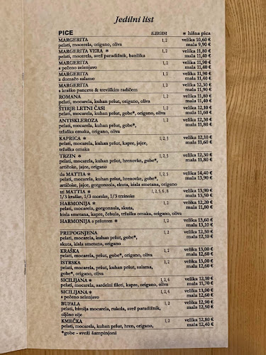 Opinii despre Pizzeria da Mattia în Trzin - Gastronomija in gostinstvo