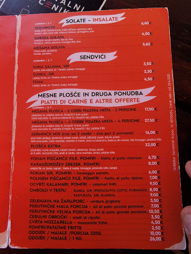 Opinii despre Serminček Bar & Grill Koper în Koper - Gastronomija in gostinstvo