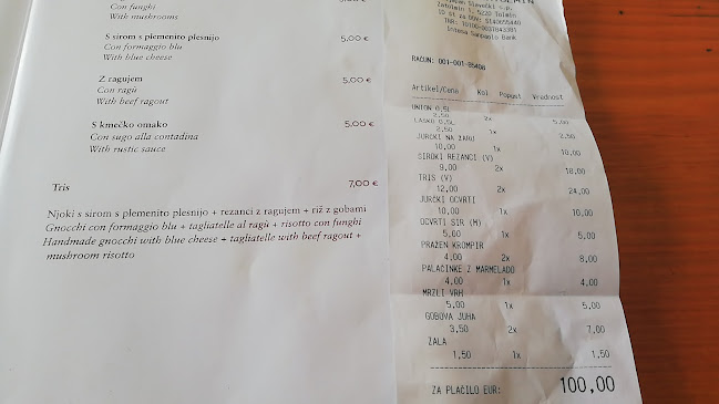 Opinii despre Gostilna Zatolmin în Tolmin - Gastronomija in gostinstvo