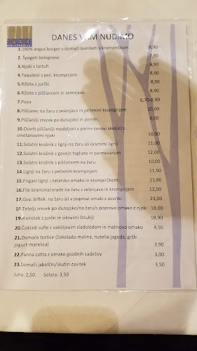 Restavracija Park, Gostinstvo In Turizem D.O.O.