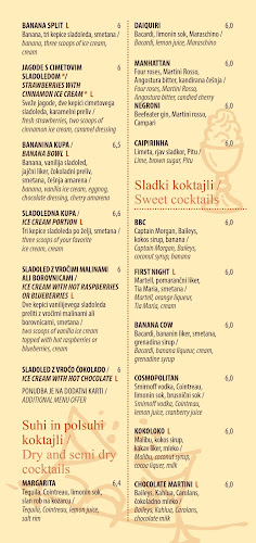 Opinii despre À propos cocktail bar în Bled - Gastronomija in gostinstvo