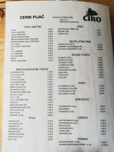 Gostilna in pizzerija Ciro