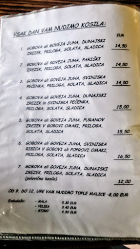 Gostilna pri Slavki Viktor Marinšek s.p.