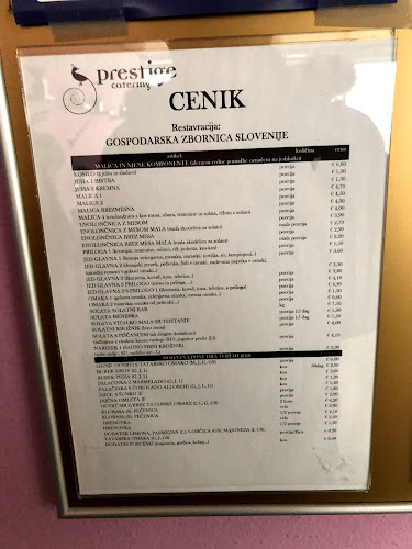 Prestige Catering restavracija v GZS