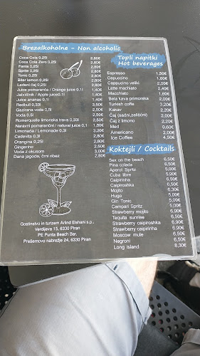 Opinii despre Punta Beach Bar în Piran - Gastronomija in gostinstvo