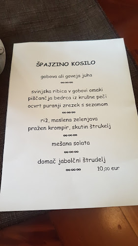 Opinii despre Gostišče # Picerija Špajza în Majšperk - Gastronomija in gostinstvo