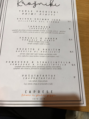 Gostilnica in pizzerija Caprese - Škofije