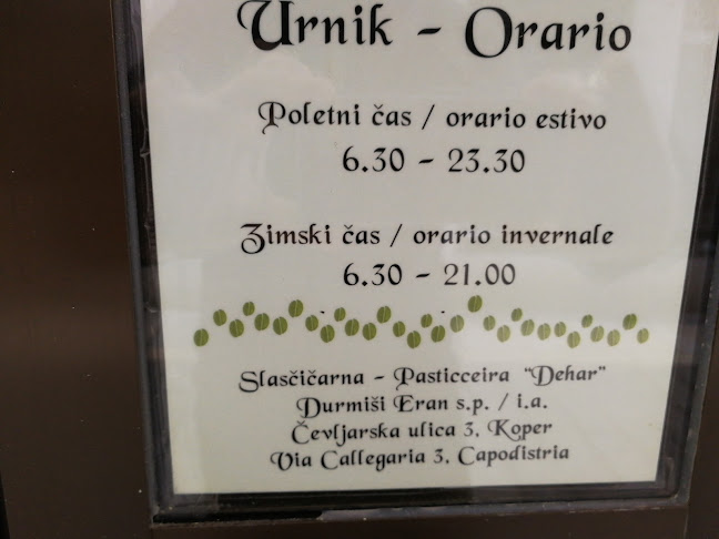 Slaščičarna Dehar Durmiši Eran s.p. - Koper