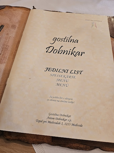 Opinii despre Gostilna Dobnikar Dobnikar Anton S.P. în Medvode - Gastronomija in gostinstvo
