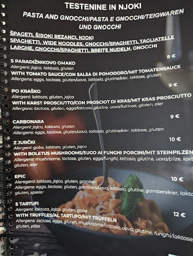 Opinii despre Restavracija Erasmus în Postojna - Gastronomija in gostinstvo