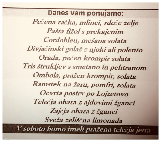 Gostilna Pr’ leseni žlici - Novo mesto