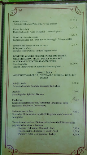 Opinii despre Gostilna trebušnik Tatjana Noč s.p. în Žirovnica - Gastronomija in gostinstvo