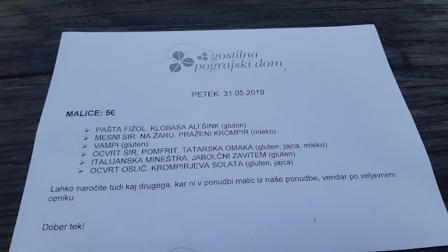 Gostilna Pograjski dom, PG DOM d.o.o. - Polhov Gradec