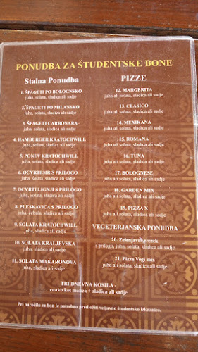 Gostilna in Pizzeria KRATOCHWILL Murska Sobota - Gastronomija in gostinstvo