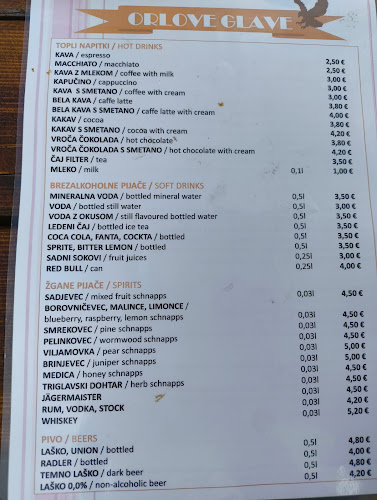 Orlove glave - Bohinjsko jezero