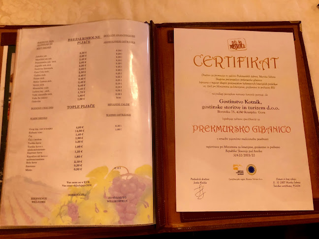 Restaurant in Pizzeria Kotnik - Kranjska Gora