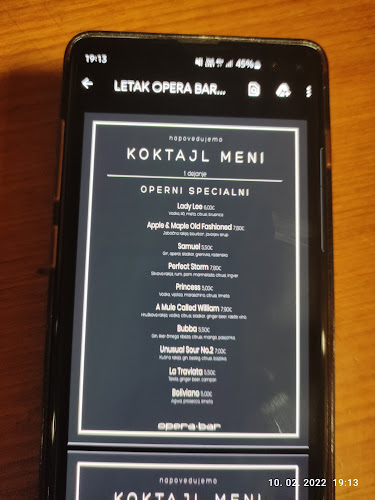 Opinii despre Opera Bar în Ljubljana - Gastronomija in gostinstvo