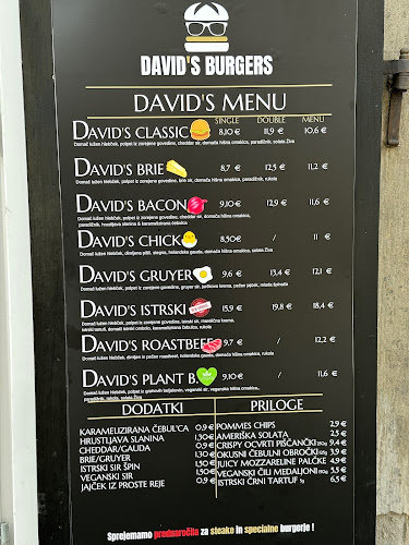 DAVID'S 2.0 RESTAURANT & BURGERS - Gastronomija in gostinstvo