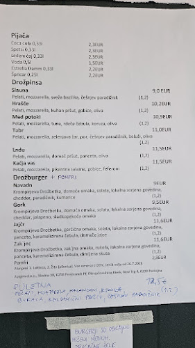 Opinii despre OKREPČEVALNICA KIOSK PIZZA & BURGER în Postojna - Gastronomija in gostinstvo