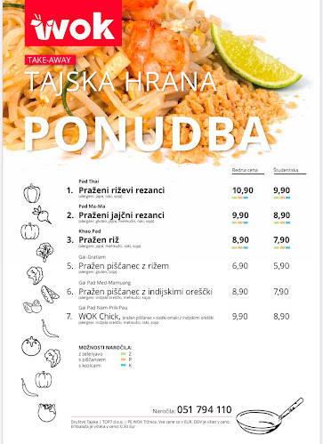 WOK Tajska hrana