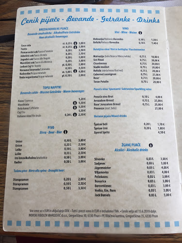 Ribic Baja - Gastronomija in gostinstvo