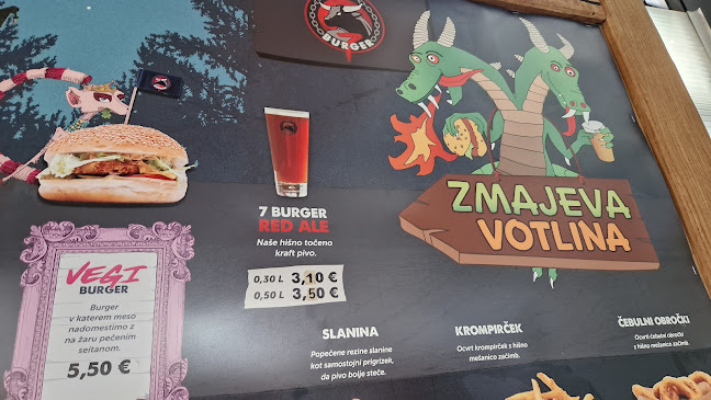 Zmajeva votlina in 7 burger - Gastronomija in gostinstvo