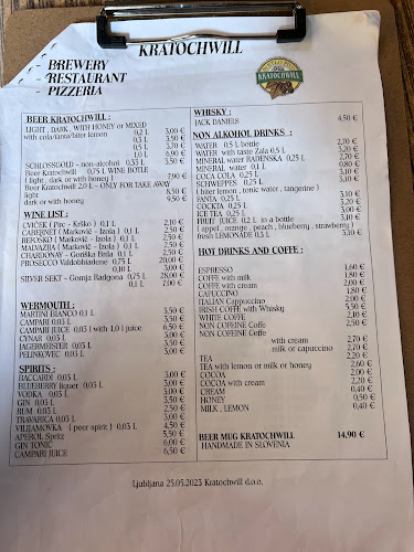 Pivovarna In Pivnica Kratochwill D.O.O. Ljubljana