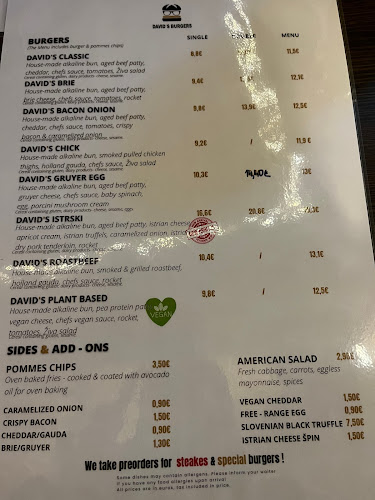 Opinii despre DAVID'S 2.0 RESTAURANT & BURGERS în Maribor - Gastronomija in gostinstvo