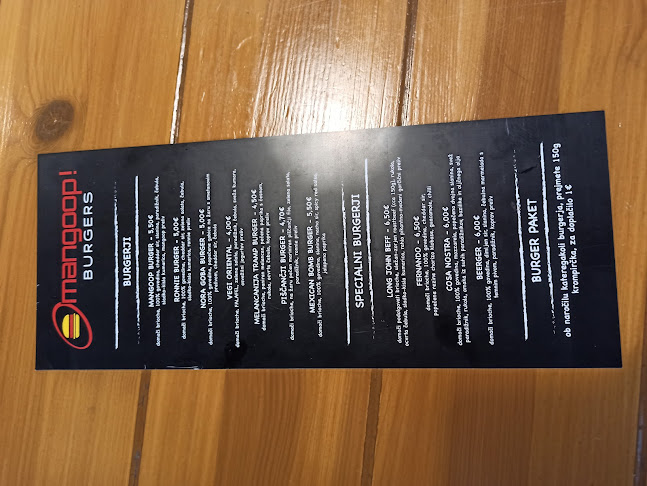 Opinii despre Mangoop Burgers Kamnik în Kamnik - Gastronomija in gostinstvo