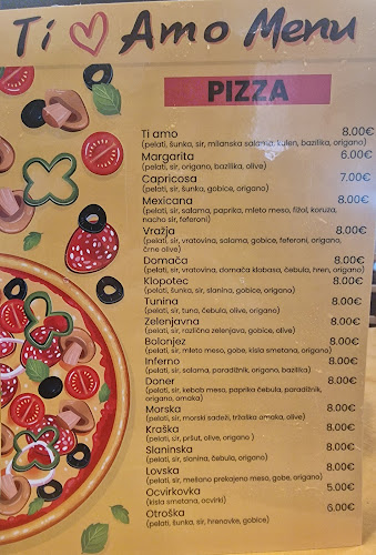 Tiamo, okrepčevalnica in picerija, Bratislav Kostić s.p.