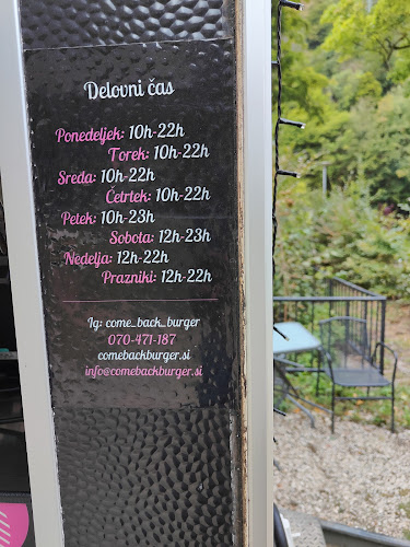 Opinii despre COME BACK BURGER, RISTOV ROBERT S.P. în Tržič - Gastronomija in gostinstvo