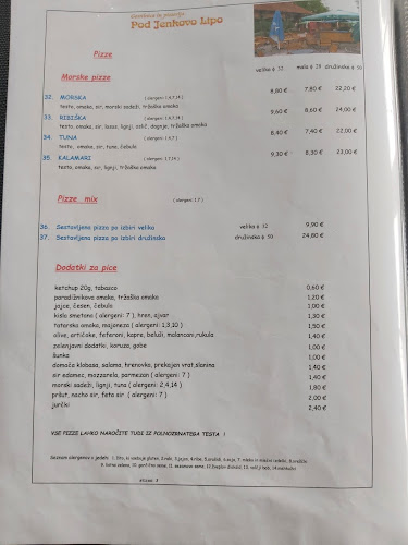 Opinii despre Pod Jenkovo lipo în Cerklje na Gorenjskem - Gastronomija in gostinstvo