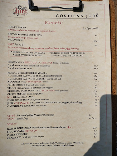 Opinii despre Gostilna Jurč în Blejska Dobrava - Gastronomija in gostinstvo