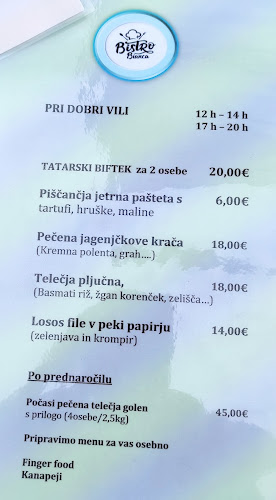 Opinii despre Bistro bianca în Velenje - Gastronomija in gostinstvo
