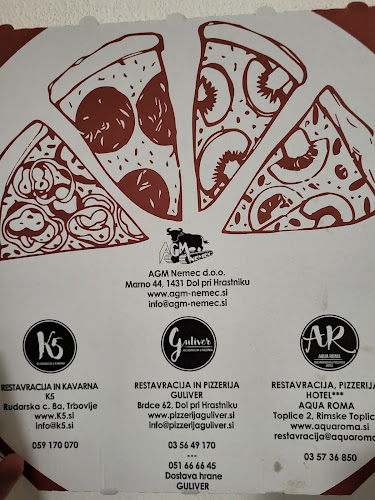 Opinii despre Restavracija in pizzeria Guliver în Dol pri Hrastniku - Gastronomija in gostinstvo