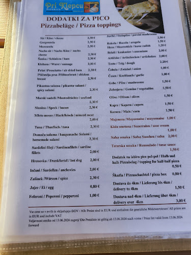 Opinii despre Pizzerija pri Klepcu în Črnomelj - Gastronomija in gostinstvo
