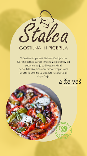 Opinii despre Gostilna, picerija in apartmaji Štalca în Cerklje na Gorenjskem - Gastronomija in gostinstvo