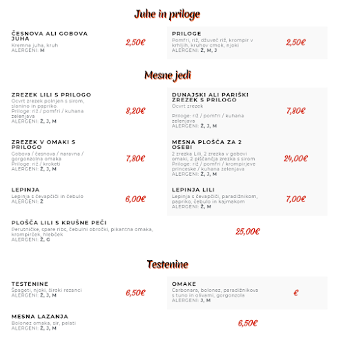 Pizzeria restavracija Lili Ptuj - Ptuj