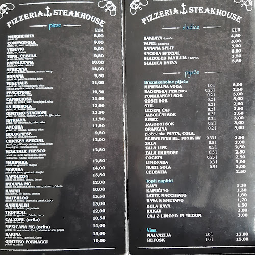 Picerija Ancora - Gastronomija in gostinstvo