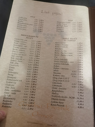 Opinii despre Gostilna Prosnik în Ormož - Gastronomija in gostinstvo