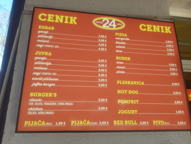 Opinii despre VIJA VAJA pizza Burek Kebab în Ljubljana - Gastronomija in gostinstvo