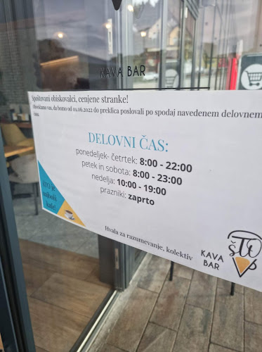 Kava Bar šTO - Gastronomija in gostinstvo