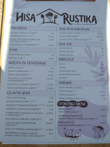 Hiša Rustika - Gastronomija in gostinstvo