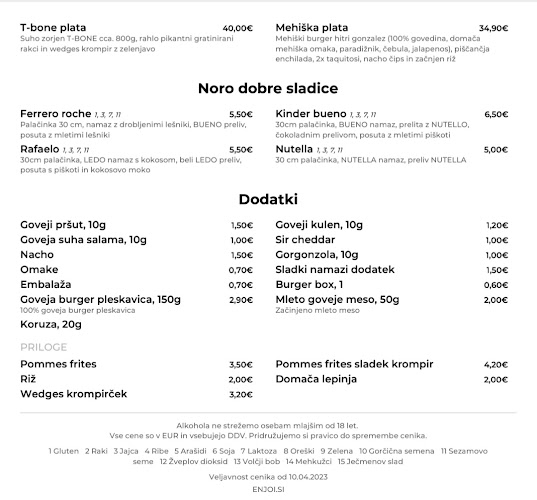 Restavracija James' place - Velenje