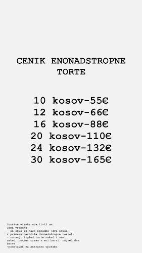 Opinii despre Aurora slaščičarna, Simona Dimovska, S.P. în Ljubljana - Gastronomija in gostinstvo