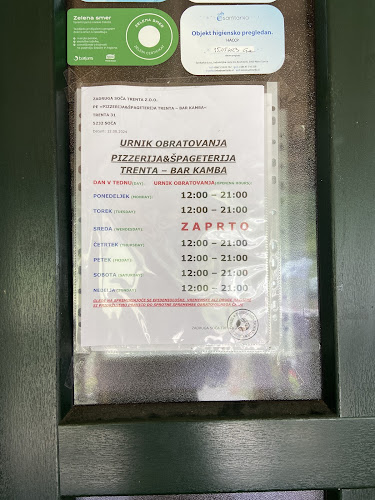Trenta Spageterija & Pizzerija - Soča